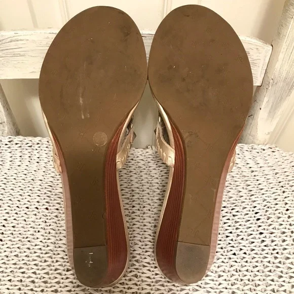 Jack Rogers Devyn Wedge Sandal Gold - Picture 16 of 16